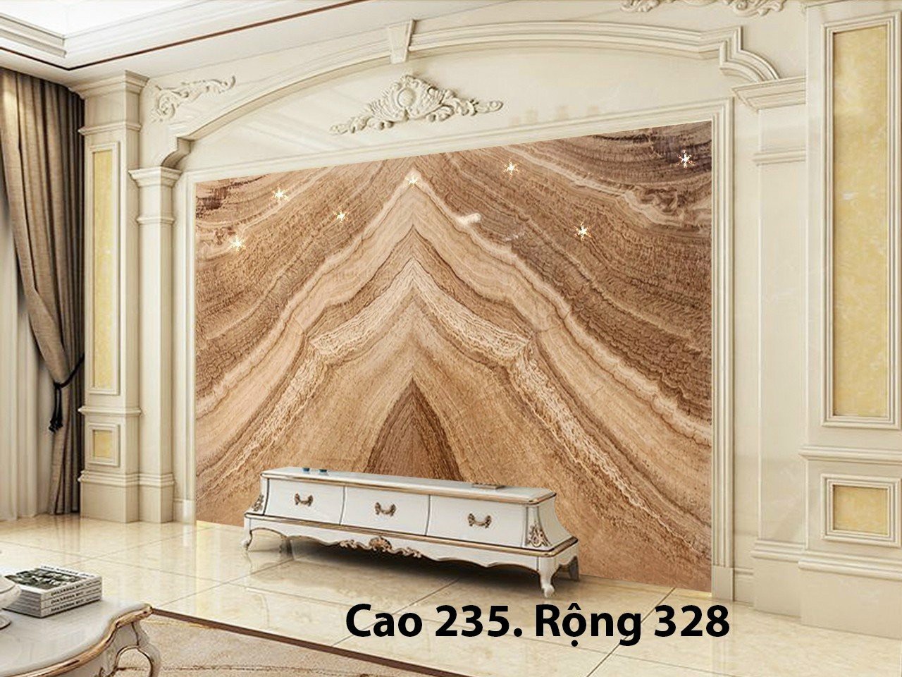 Tranh đá xuyên sáng tại Hưng Thịnh Stone